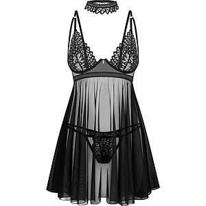 Babydoll Obsessive Donarella Negru Babydoll Obsessive Donarella Negru pe Denysa.ro