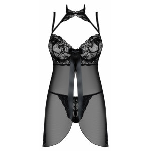 Babydoll Obsessive Elizenes Negru Babydoll Obsessive Elizenes Negru pe Denysa.ro