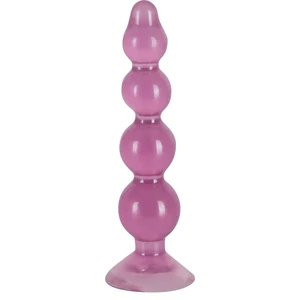 Bile Anale Mov Cu Ventuza Anal Beads Mov Cu Ventuza