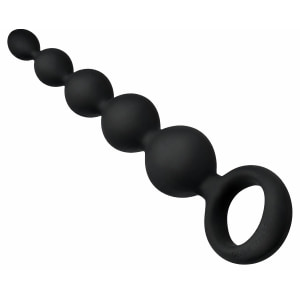 Bile Anale Din Silicon Cu Striații 14cm Negru Bile Anale Din Silicon Cu Striații 14cm Negru pe Denysa.ro
