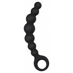 Bile Anale Din Silicon Cu Striații 18cm Negru Bile Anale Din Silicon Cu Striații 18cm Negru pe Denysa.ro