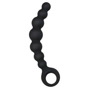 Bile Anale Dimensiuni Progresive Pentru Incepatori Bile Anale Negre Din Silicon 6 Bile