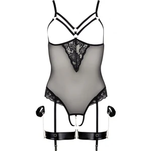 Body Cottelli Collection Bondge Fun Negru Body Cottelli Collection Bondge Fun Negru pe Denysa.ro