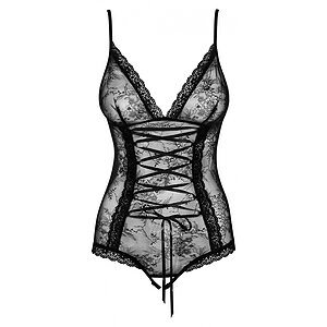Bodysuit Cu Model Obsessive Slevika Negru Bodysuit Cu Model Obsessive Slevika Negru pe Denysa.ro