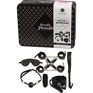 Bondage Kit Secret Play Negru Bondage Kit Secret Play Negru pe Denysa.ro