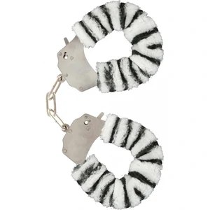 Cătușe Furry Fun Zebra Plush Alb Cătușe Furry Fun Zebra Plush Alb pe Denysa.ro