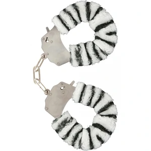 Cătușe Furry Fun Zebra Plush Alb Cătușe Furry Fun Zebra Plush Alb pe Denysa.ro