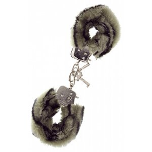 Catuse Pufoase Catuse Metal Handcuff With Plush Zebra