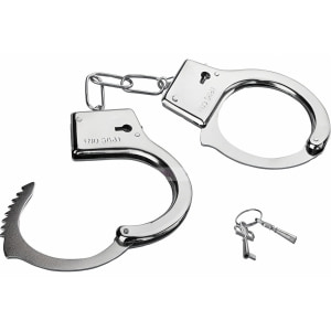 Cătușe Metalice Din Inox Police Argintiu Cătușe Metalice Din Inox Police Argintiu pe Denysa.ro