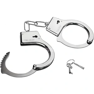 Cătușe Metalice Din Inox Police Argintiu Cătușe Metalice Din Inox Police Argintiu pe Denysa.ro