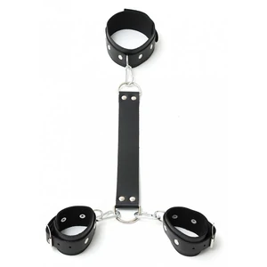 Cătușe Piele Cuffs Negru Cătușe Piele Cuffs Negru pe Denysa.ro