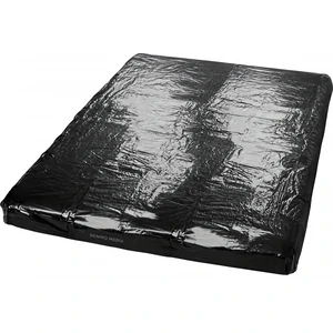 Cearsaf Pat Vinil Negru 200 X 230 Lenjerie Pat Vinil Neagra 200 X 230