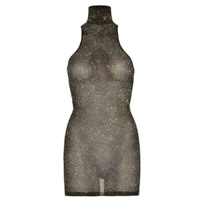 Chemise Lurex Aurie Xs L Rochie Aurie Scurta Lurex Pentru Petrecere