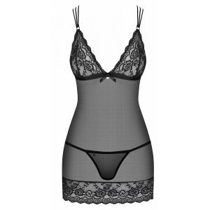 Chemise Obsessive 854-CHE Negru Chemise Obsessive 854-CHE Negru pe Denysa.ro