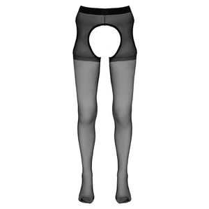 Ciorapi Cottelli Nastasia Negru S-m Ciorapi Sexy Cu Decupaj Si Dantela