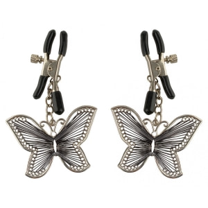 Cleme Sfârcuri Butterfly Argintiu Cleme Sfârcuri Butterfly Argintiu pe Denysa.ro