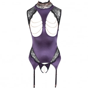 Corset Și Chilot Decupat Abierta Fină Mov M Corset Și Chilot Decupat Abierta Fină Mov M pe Denysa.ro