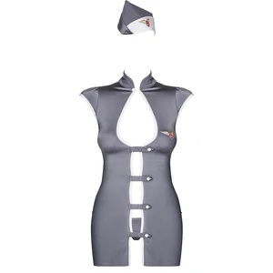 Costum Stewardesa Cu Sapca Si Tanga Costum Stewardesa Aspect Autentic Roleplay