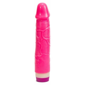 Vibrator Cu Control Rotativ La Baza Vibrator Realist Roz Pentru Femei 21 Cm