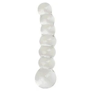 Dildo Din Sticla Transparent Dildo Din Sticla Cu Bile