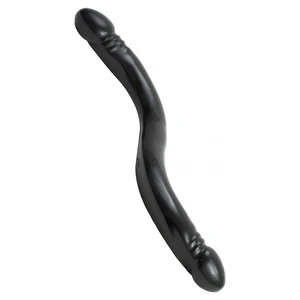 Dildo Double Header Smooth Negru Dildo Double Header Smooth Negru pe Denysa.ro