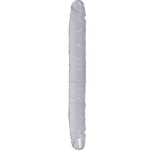 Dildo Dublu Crystal Duo Transparent Dildo Dublu Crystal Duo Transparent pe Denysa.ro