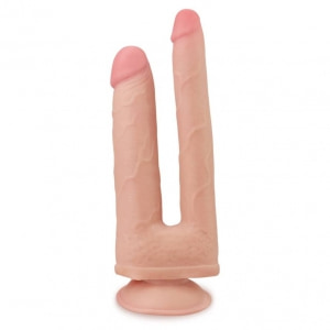 Dildo Dublu Cu Ventuză Skinlike Soft Dildo Dublu Cu Ventuză Skinlike Soft pe Denysa.ro
