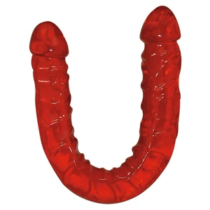 Dildo Dublu Ultra-Dong Roșu Dildo Dublu Ultra-Dong Roșu pe Denysa.ro