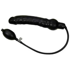 Dildo Latex Gonflabil Cu Pompa Dildo Gonflabil Din Latex Negru