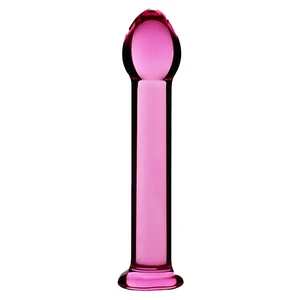 Dildo LoveToy Glass Romance Roz Dildo LoveToy Glass Romance Roz pe Denysa.ro
