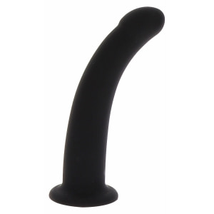 Dildo Strap-On Dong Medium 14cm Negru Dildo Strap-On Dong Medium 14cm Negru pe Denysa.ro