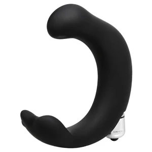 Vibrator Anal Pentru Stimulare Prostatei Masator Prostata Negru Silicon Rezistent Apa