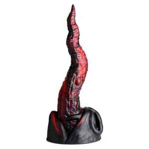 Dragon Tongue — Dildo silicon 24,4 cm, Ventuză Puternică Roșu Dragon Tongue — Dildo silicon 24,4 cm, Ventuză Puternică Roșu pe Denysa.ro