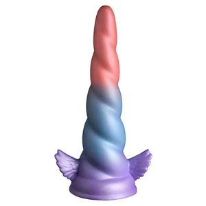 Dream Rider – Corn Unicorn Din silicon, Ventuză Puternică Multicolor Dream Rider – Corn Unicorn Din silicon, Ventuză Puternică Multicolor pe Denysa.ro