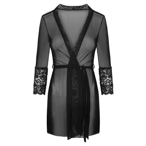 Halat Chemise Marime S Negru Set Lenjerie Sexy Halat Chemise