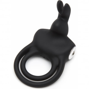 Happy Rabbit - Stimulating USB Rechargeable Rabbit Love Ring Negru Happy Rabbit - Stimulating USB Rechargeable Rabbit Love Ring Negru pe Denysa.ro