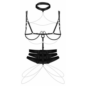 Harness Obsessive Premisis Negru Harness Obsessive Premisis Negru pe Denysa.ro