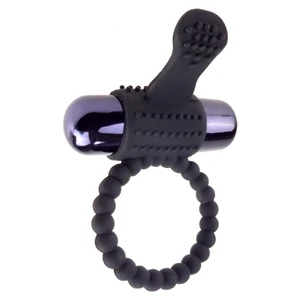 Inel Penis Cu Stimulator Clitoridian Inel Vibratoare Pentru Prelungire Erectie