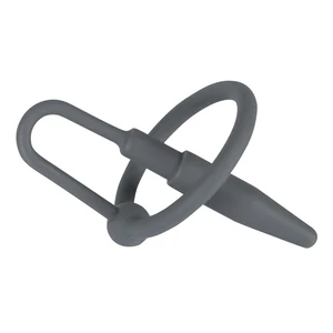 Plug Uretral Cu Inel Pentru Glanda Dilatator Uretral Conic Din Silicon 4.5 Cm