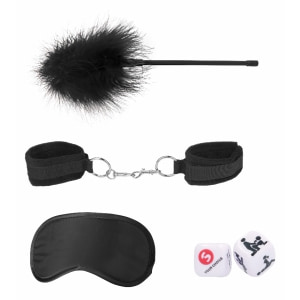 Kit Bondage Introductiv Pentru Cuplu Set Bondage Pentru Incepatori Negru