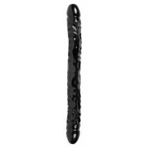 Dildo Dublu 30 Cm Negru Jucarie Sexuala Pentru Doua Persoane