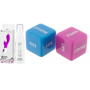 Kit Flacără între Așternuturi - Set Provocator 3 în 1 Kit Flacără între Așternuturi - Set Provocator 3 în 1 pe Denysa.ro