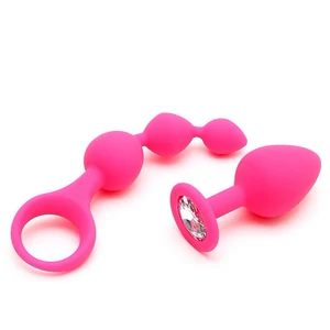 Plug Anal Conic Insertie Lina Kit Sex Anal Pentru Incepatori Silicon