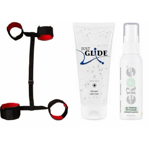 Kit Plăcere Intensă: Set BDSM + Lubrifiant Anal Kit Plăcere Intensă: Set BDSM + Lubrifiant Anal pe Denysa.ro