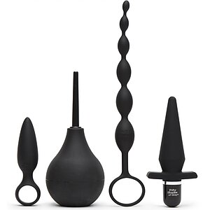 Kit Plug Anal Starter Pleasure Overload Negru Kit Plug Anal Starter Pleasure Overload Negru pe Denysa.ro