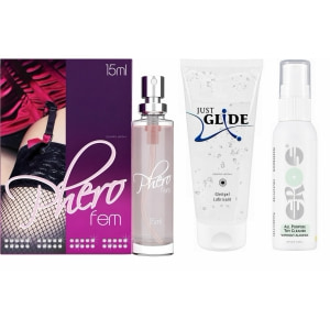 Kit Seducție Intensă: Atracție, Alunecare, Igienă Kit Seducție Intensă: Atracție, Alunecare, Igienă pe Denysa.ro