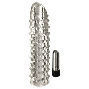 Manșon Cu Vibrații Transparent Din Silicon Manșon Cu Vibrații Transparent Din Silicon pe Denysa.ro