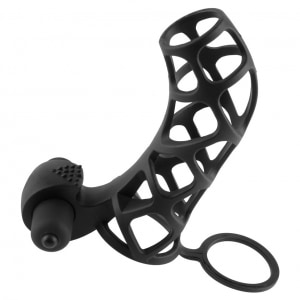 Manșon FX Extreme Silicone Power Cage Negru Manșon FX Extreme Silicone Power Cage Negru pe Denysa.ro