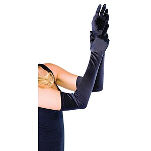 Mănuși Leg Avenue Extra Long Satin Negru Mănuși Leg Avenue Extra Long Satin Negru pe Denysa.ro