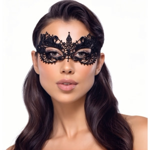 Masca Brodată Elegantă Cottelli Collection Unisize Negru Masca Brodată Elegantă Cottelli Collection Unisize Negru pe Denysa.ro